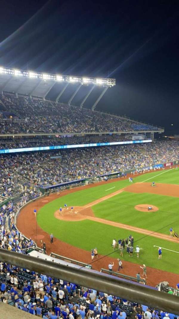 Kauffman Stadium, section: 430, row: A, seat: 3