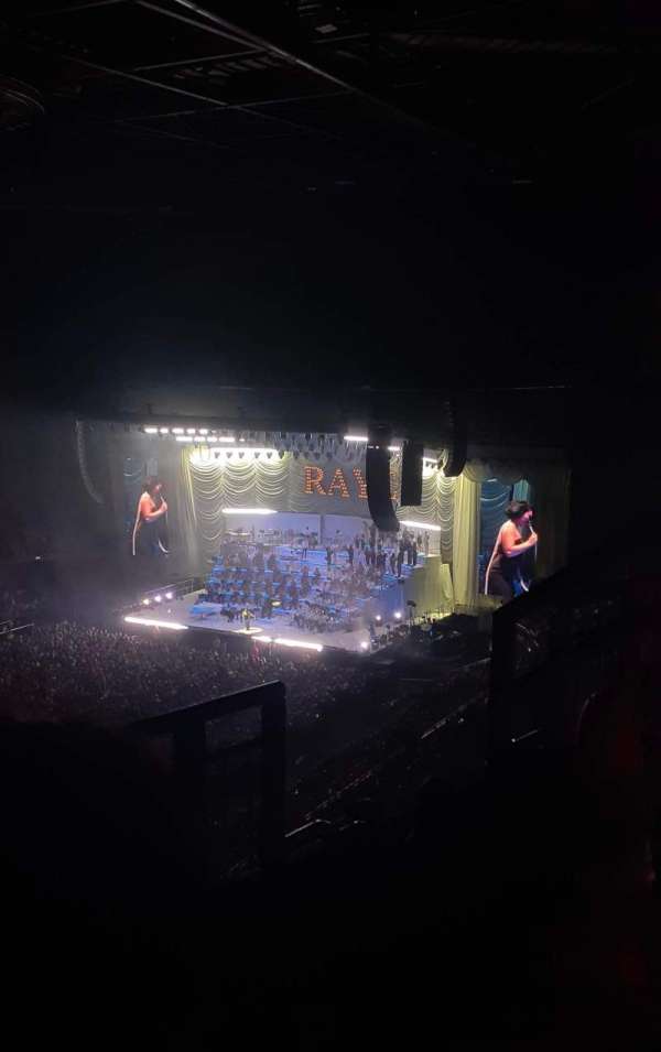 The O2, London, section: 417, row: E, seat: 843