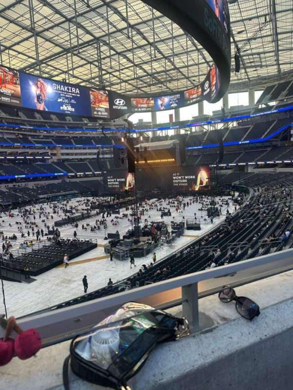 SoFi Stadium, section: 239, row: 1, seat: 9