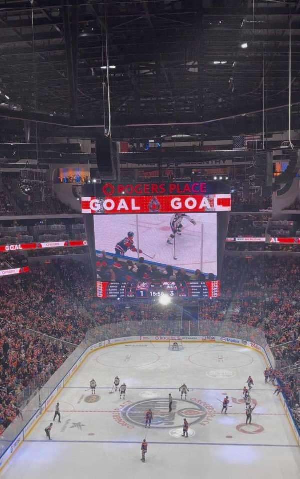 Rogers Place, section: 211, row: 3, seat: 1