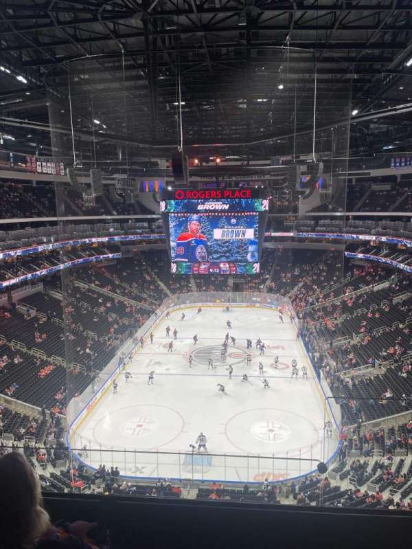 Rogers Place, section: 211, row: 3, seat: 1