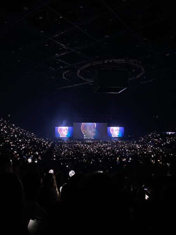 Accor Arena, section: Gradin T, row: 14, seat: 18
