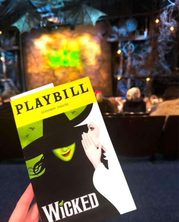 Gershwin Theatre, section: Orchestra R, row: Q, seat: 14