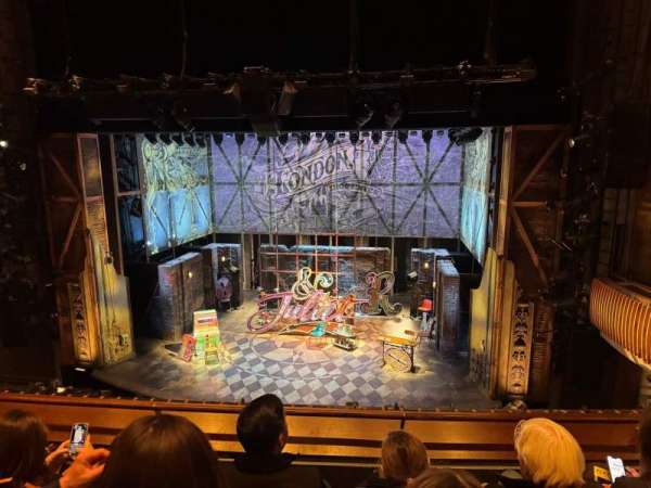 Stephen Sondheim Theatre, section: Mezzanine C, row: CC, seat: 104