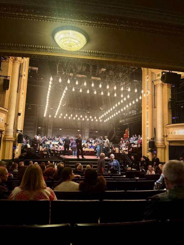 Hudson Theatre, section: Orchestra C, row: Q, seat: 102