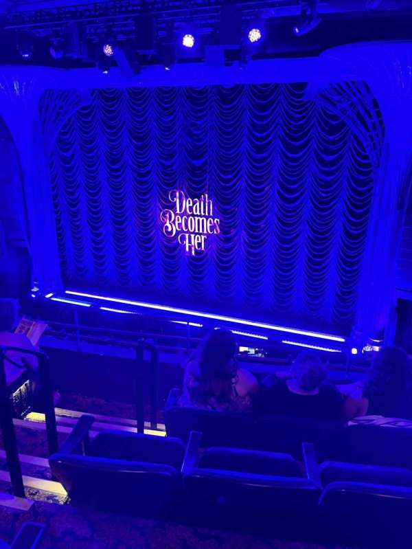 Lunt-Fontanne Theatre, section: Front Mezzanine R, row: D, seat: 4