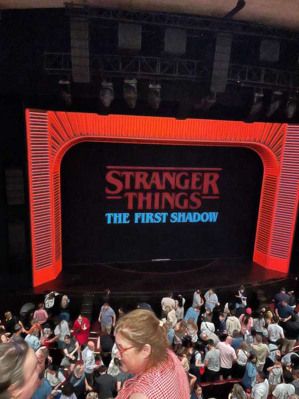Marquis Theatre, section: Mezzanine L, row: F, seat: 1