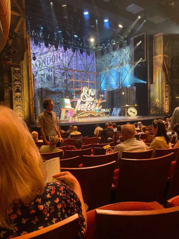 Stephen Sondheim Theatre, section: Orchestra L, row: L, seat: 17