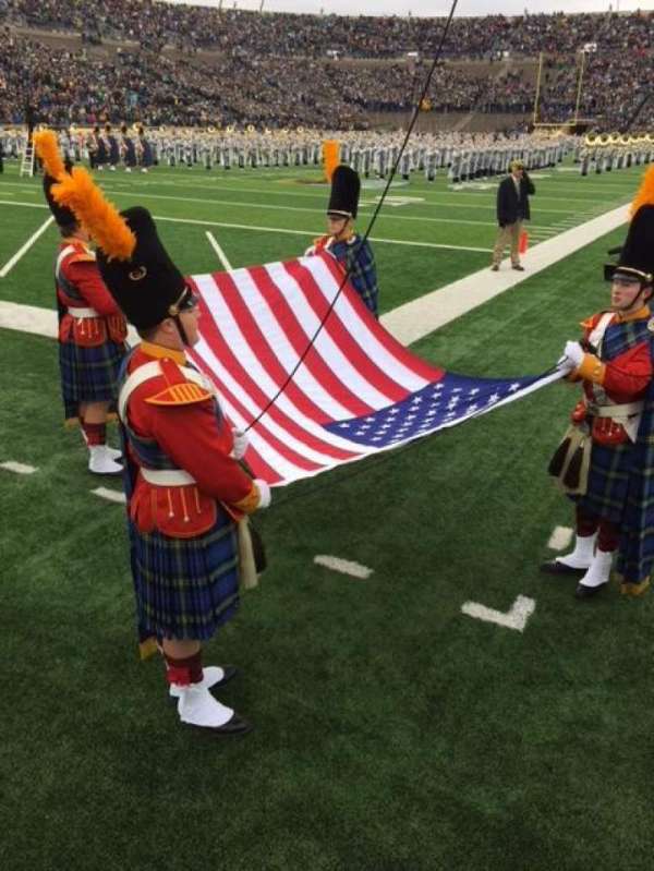 Notre Dame Stadium, section: 16, row: 3