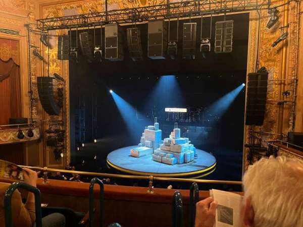 Longacre Theatre, section: Mezzanine R, row: D, seat: 1