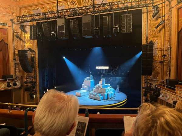Longacre Theatre, section: Mezzanine R, row: D, seat: 3