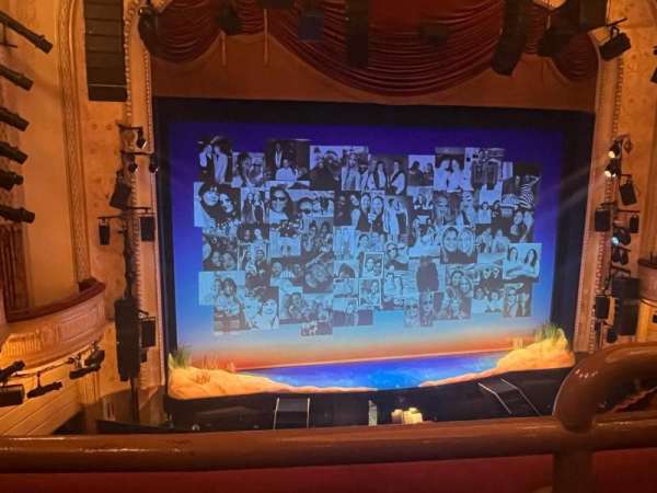Majestic Theatre, section: Front Mezzanine L, row: A, seat: 1