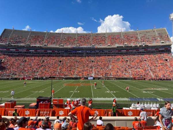 Memorial Stadium, Clemson, section: E, row: P, seat: 11