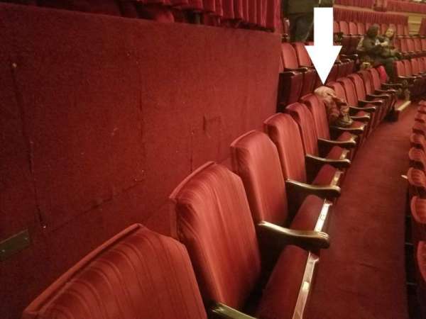 James M. Nederlander Theatre, section: LOGE R, row: B, seat: 360