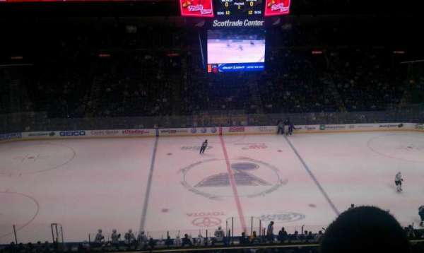 Enterprise Center, section: 303, row: b, seat: 20