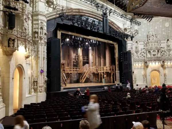 Orpheum Theatre, San Francisco, section: orchestra l, row: w, seat: 25