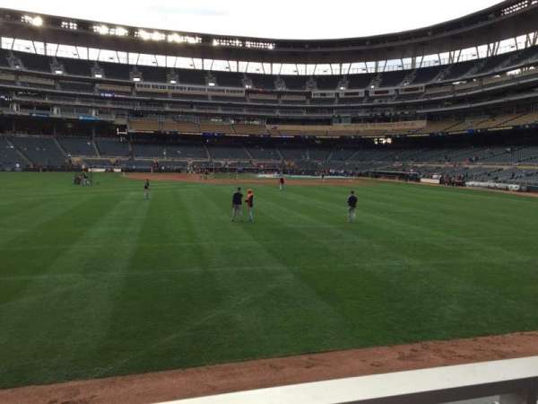 Target Field, section: 130, row: 1, seat: 1