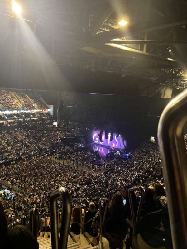 The O2, London, section: 416, row: S, seat: 825