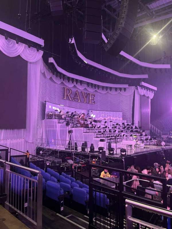 The O2, London, section: 101, row: J, seat: 30