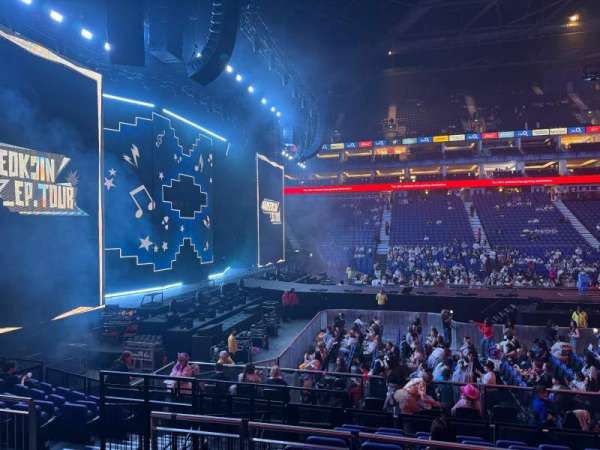 The O2, London, section: 101, row: M, seat: 34