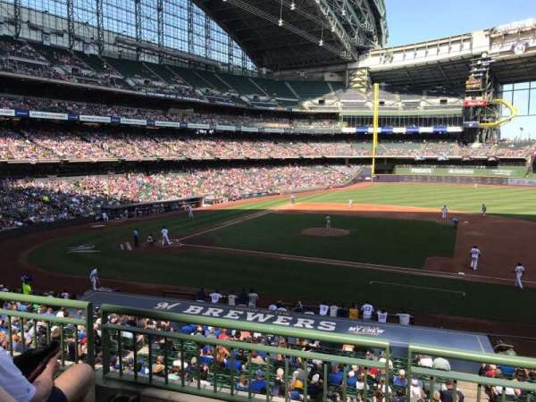 American Family Field, section: 213, row: 3, seat: 19