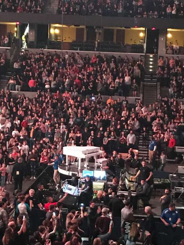 John Paul Jones Arena, section: 112, row: V, seat: 1-2