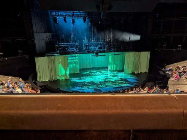 The Olivier Theatre at the National Theatre, section: Circle, row: A, seat: 50