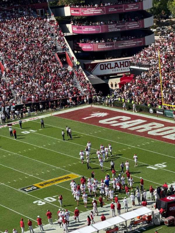 Williams-Brice Stadium, section: 503, row: 33, seat: 07