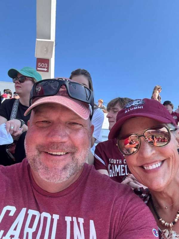 Williams-Brice Stadium, section: 503, row: 33, seat: 07