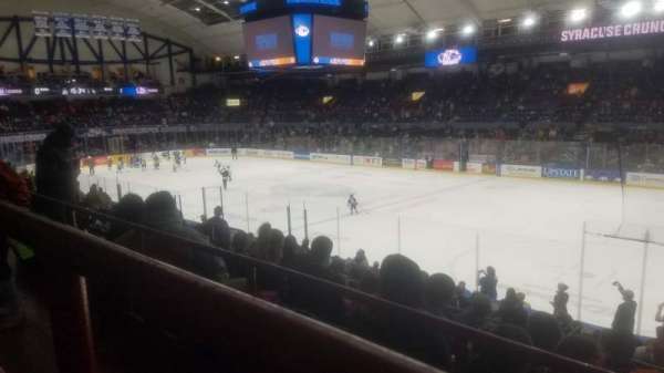 Upstate Medical University Arena, section: 202, row: E, seat: 1