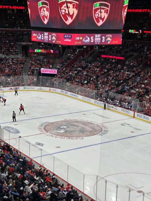Amerant Bank Arena, section: CL13, row: 4, seat: 13