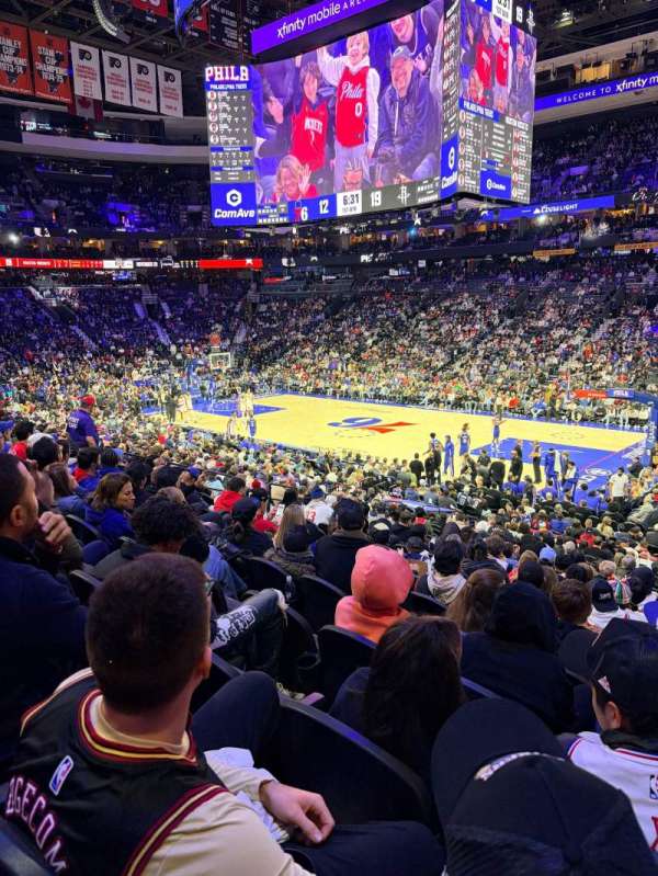 Xfinity Mobile Arena, section: 103, row: 21, seat: 15