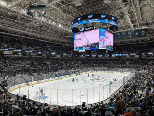 SAP Center, section: 120, row: 19, seat: 6