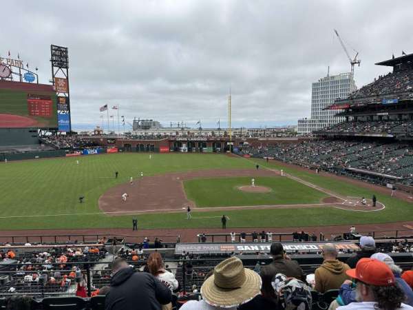 Oracle Park, section: 223, row: E, seat: 10