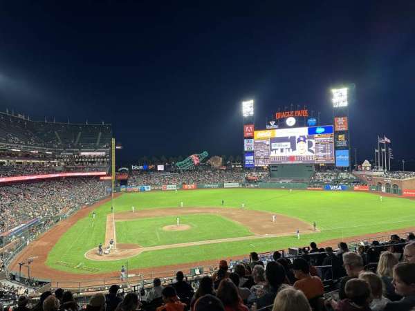 Oracle Park, section: 211, row: I, seat: 11