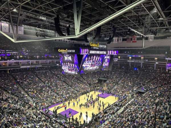 Golden 1 Center, section: 203, row: B, seat: 2