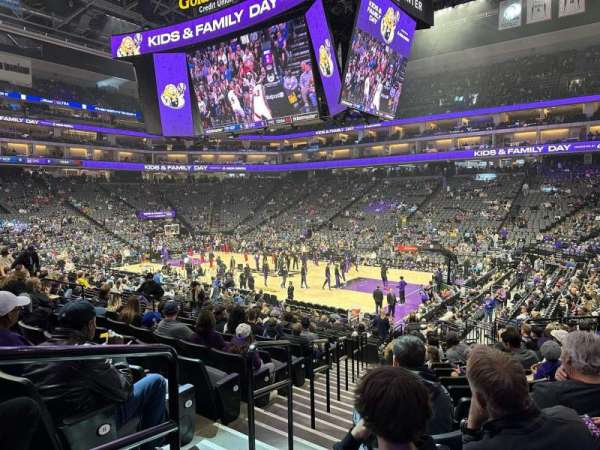 Golden 1 Center, section: 104, row: L, seat: 15
