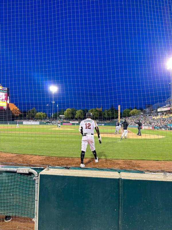 Sutter Health Park, section: D, row: 2, seat: 8