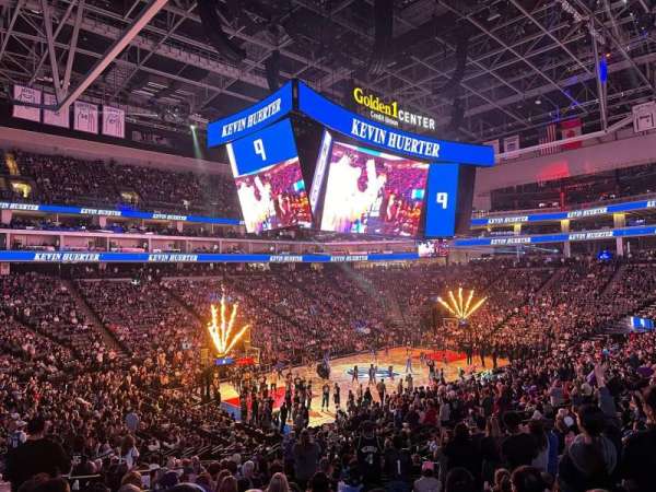Golden 1 Center, section: 110, row: S, seat: 14