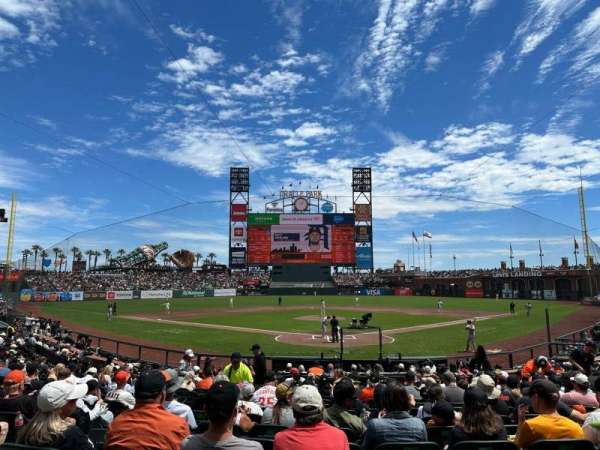 Oracle Park, section: 115, row: N, seat: 13
