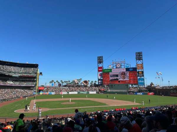 Oracle Park, section: 110, row: 27, seat: 15