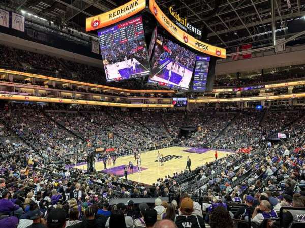 Golden 1 Center, section: 111, row: L, seat: 3