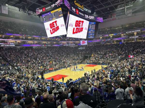 Golden 1 Center, section: 111, row: N, seat: 2