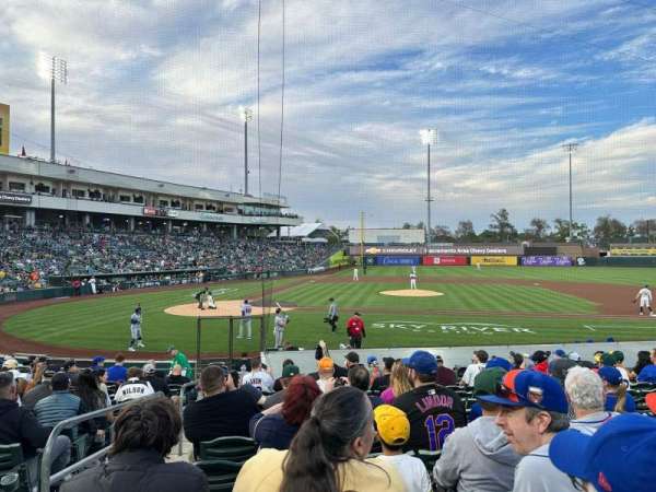 Sutter Health Park, section: 107, row: 14, seat: 14