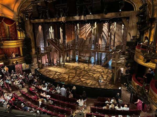 Richard Rodgers Theatre, section: Front Mezzanine R, row: A, seat: 18