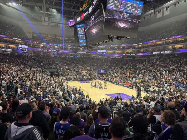 Golden 1 Center, section: 116, row: J, seat: 1