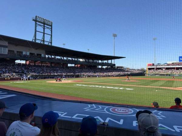 Sloan Park, section: 116, row: 7, seat: 5