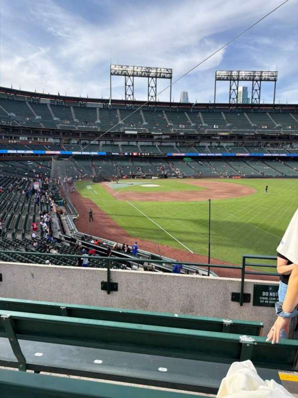 Oracle Park, section: 150, row: 3, seat: 15