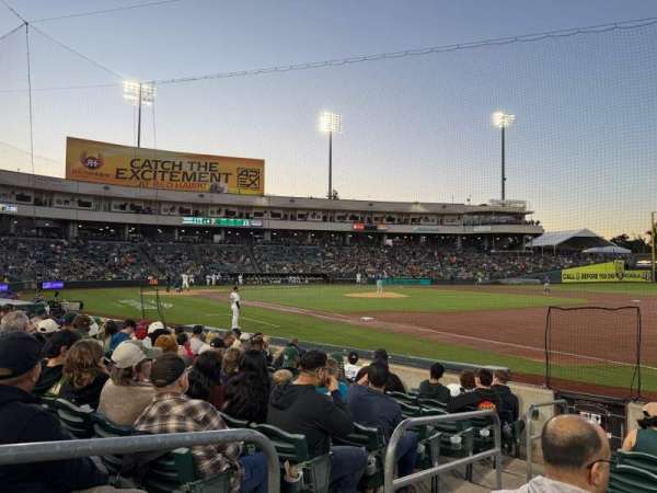 Sutter Health Park, section: 103, row: 6, seat: 17