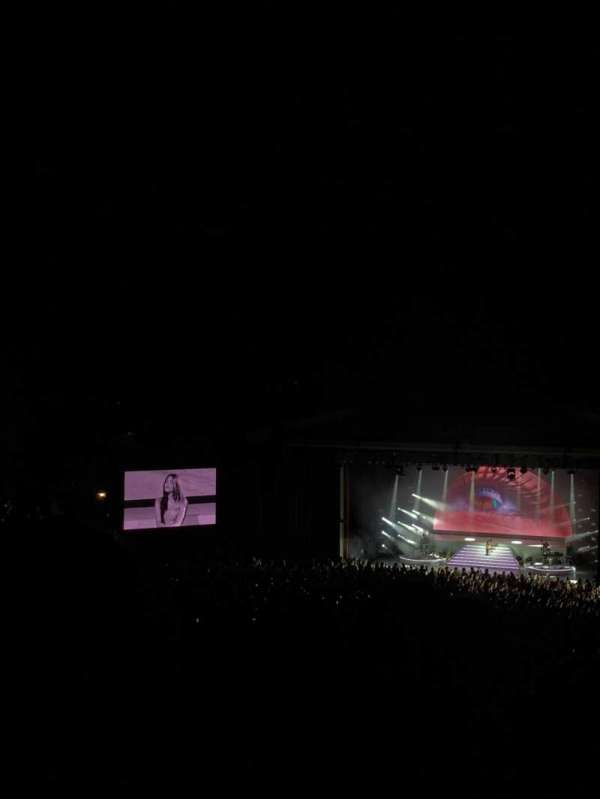 The Greek Theatre, section: C Right, row: Q, seat: 8